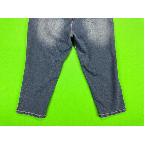 Apple Bottom Jeans Capris Women's 14 Embroidered Pockets Stretch Denim Y2K - Picture 14 of 15